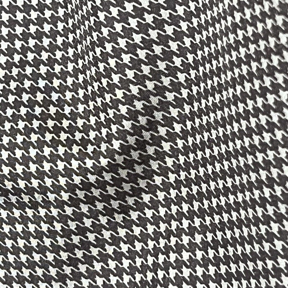 FootJoy DryJoys Mens Golf Rain Vest Large Gray Houndstooth Zip Snap Lined - Picture 6 of 12